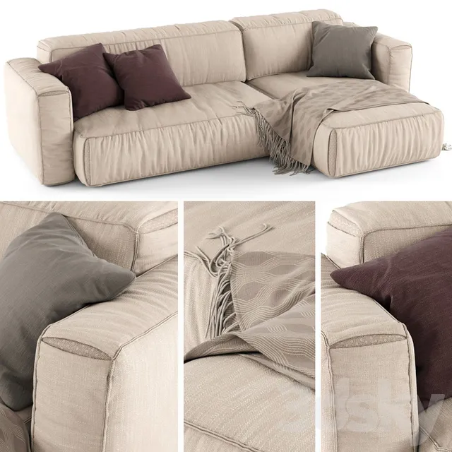 Furniture – Sofa 3D Models – Koo International SOFT – Sofa 1