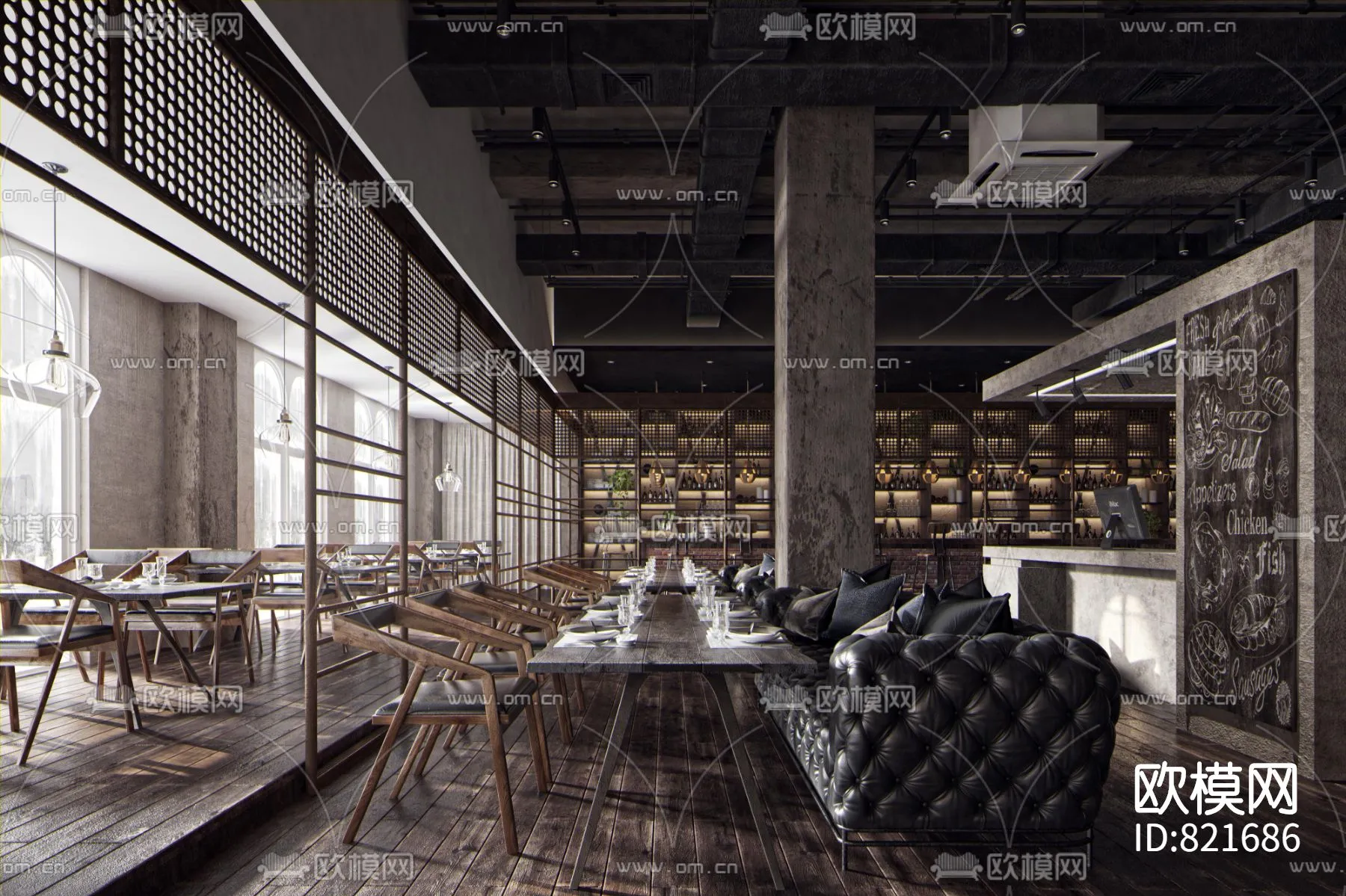 Restaurant 3D Scenes – 0719