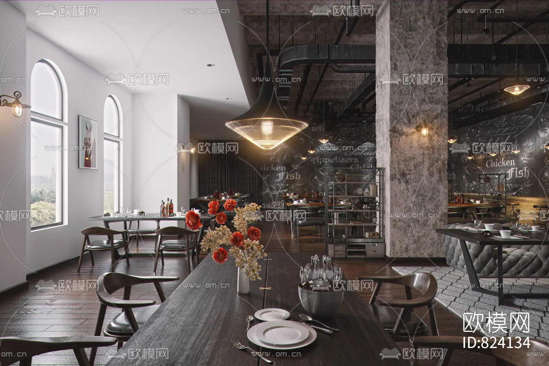 Restaurant 3D Scenes – 0720