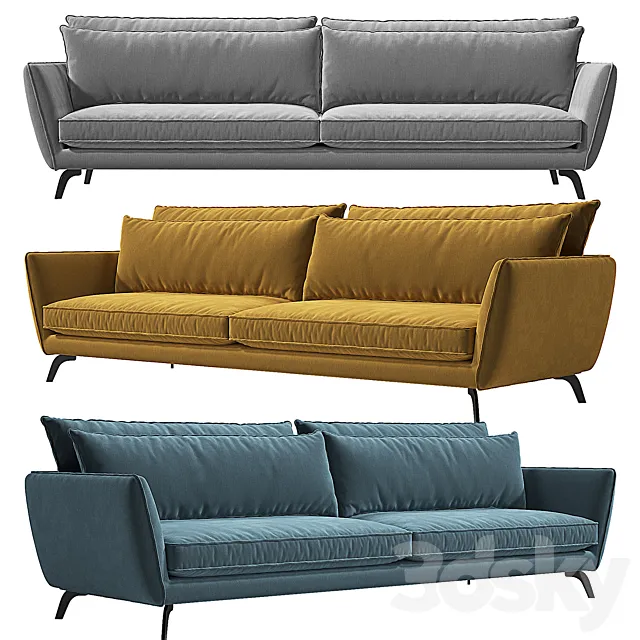Furniture – Sofa 3D Models – Leone sofa Kaza do sofa