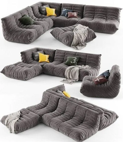 Furniture – Sofa 3D Models – Ligne Roset TOGO 3