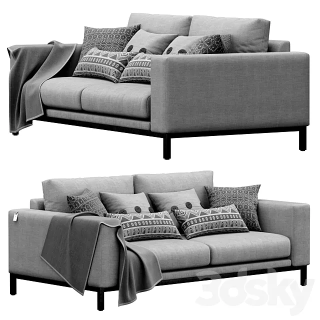 Furniture – Sofa 3D Models – Loft style Delavega Sofa A207