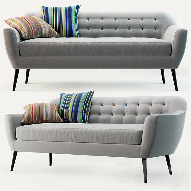 Furniture – Sofa 3D Models – MADE Ritchie 3 Seater Sofa