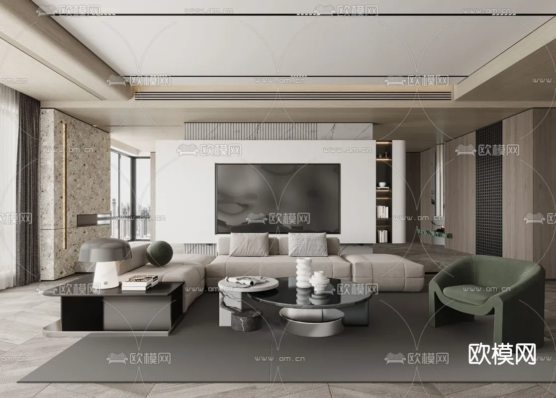 Living Room 3D Scenes – 0903