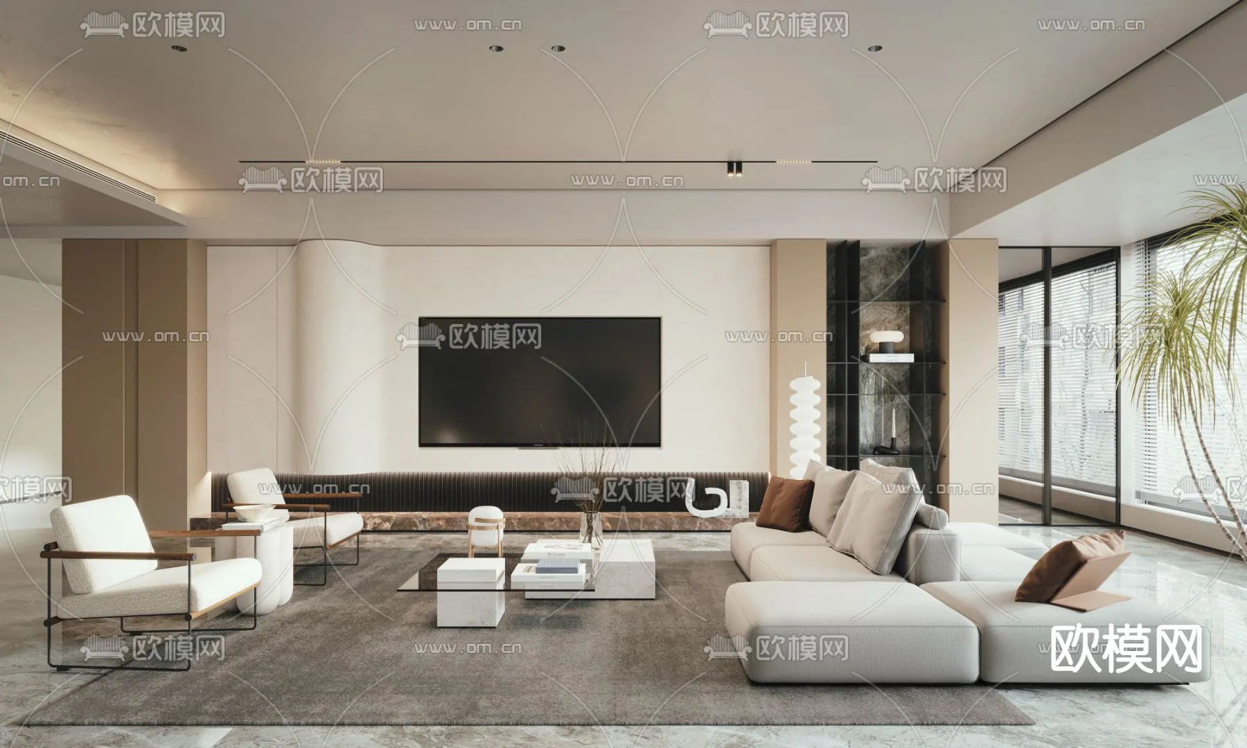 Living Room 3D Scenes – 0921