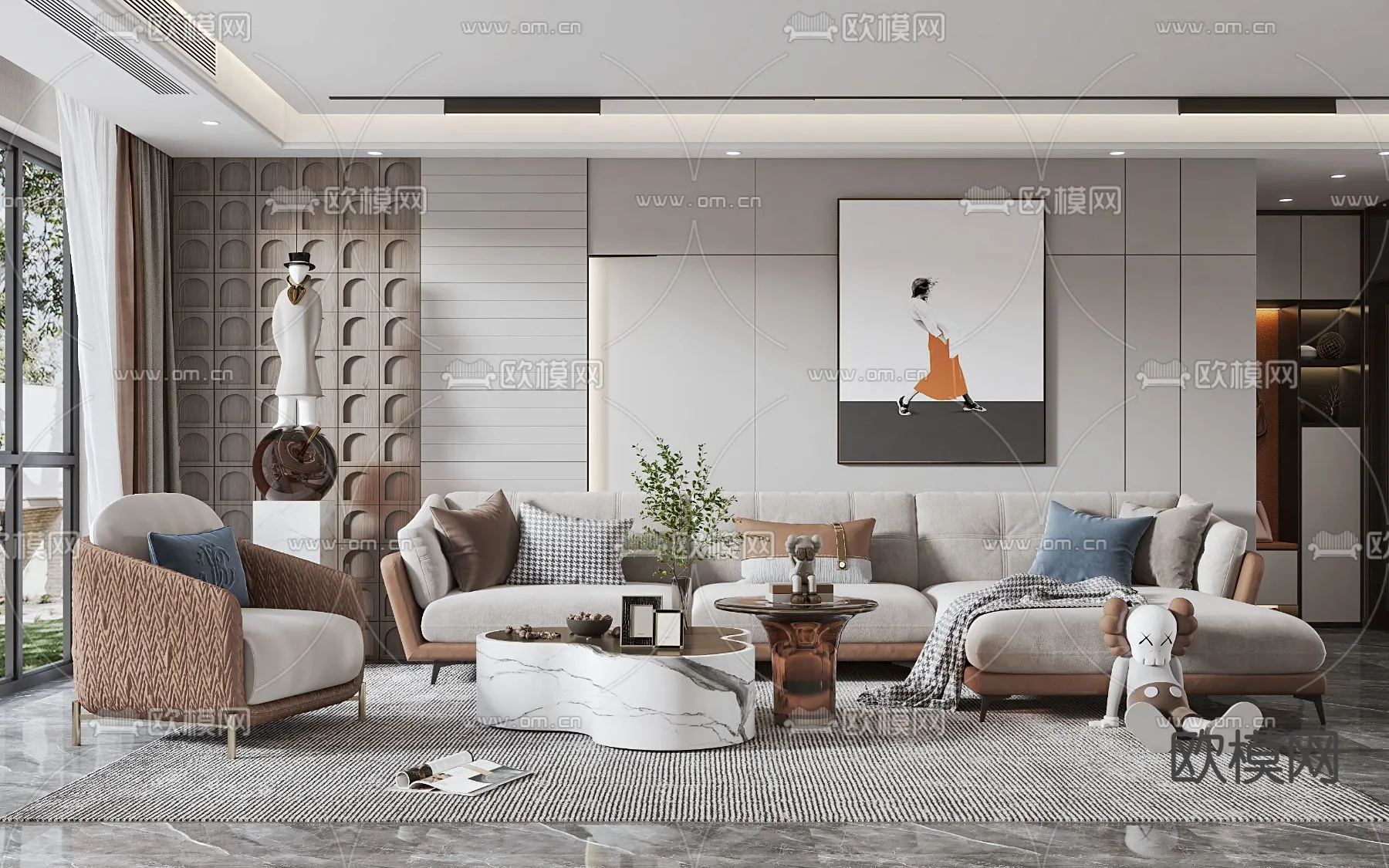 Living Room 3D Scenes – 0924