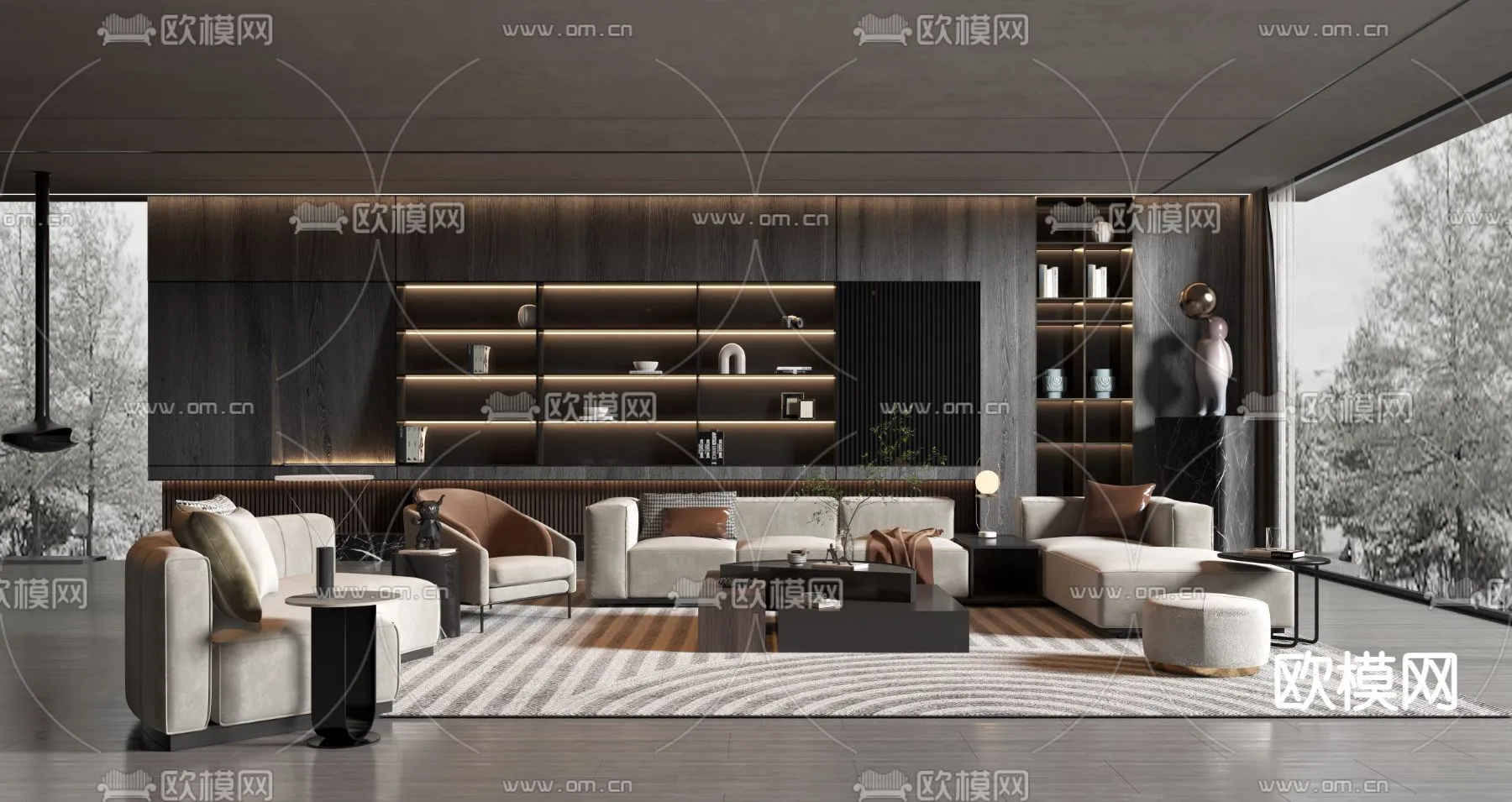 Living Room 3D Scenes – 0925