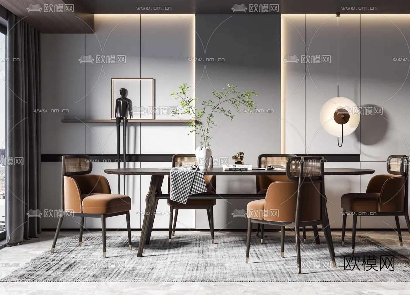 Dining Room 3D Scenes – 0934