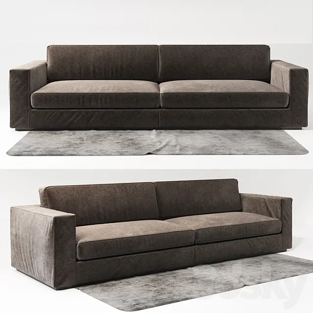 Furniture – Sofa 3D Models – Manufacturer Restoration Hardware; Modern series