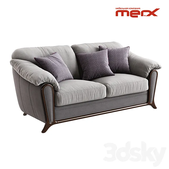 Furniture – Sofa 3D Models – Merx  Anastasia (Three-seat sofa)