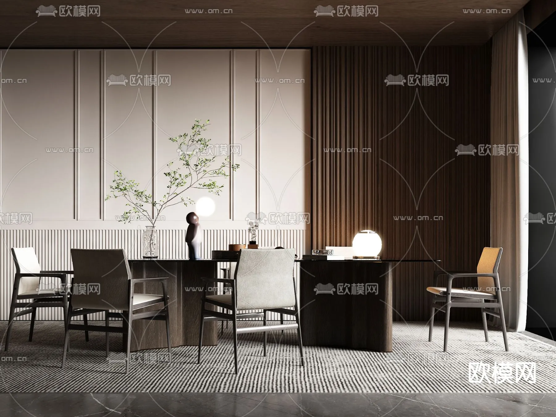 Dining Room 3D Scenes – 1017