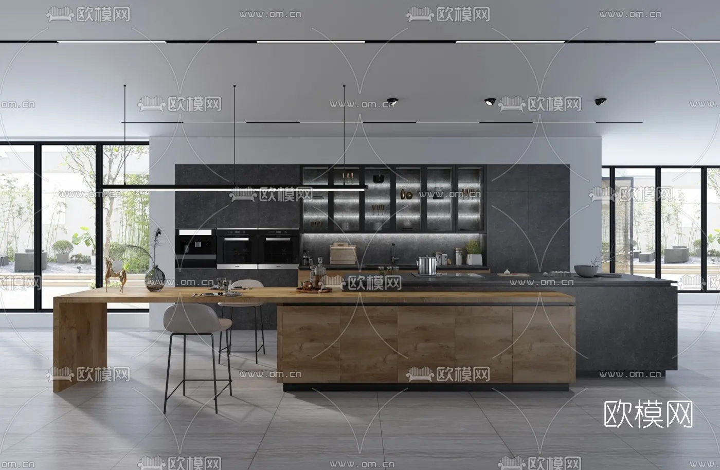 Kitchen 3D Scenes – 1036