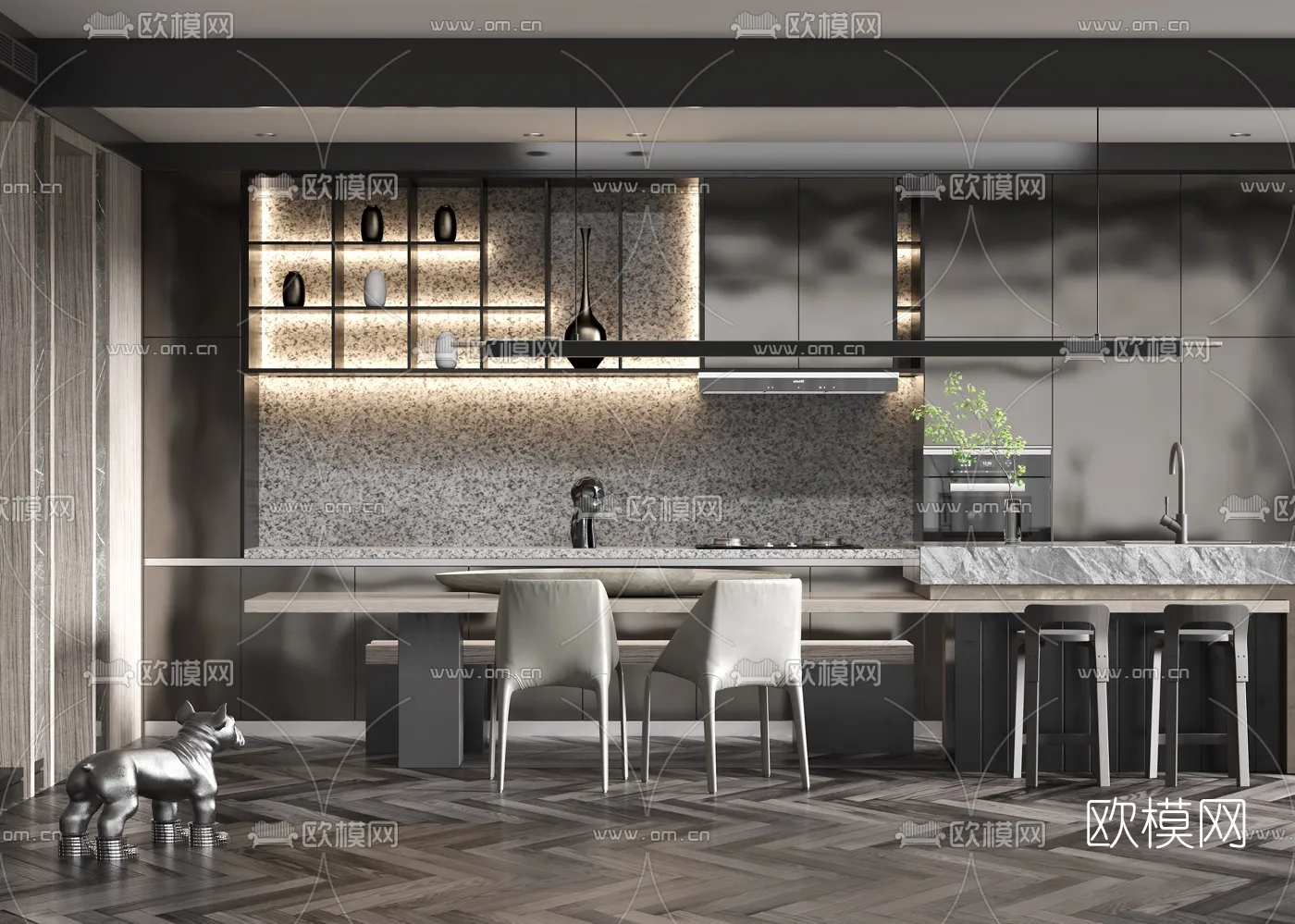 Kitchen 3D Scenes – 1059