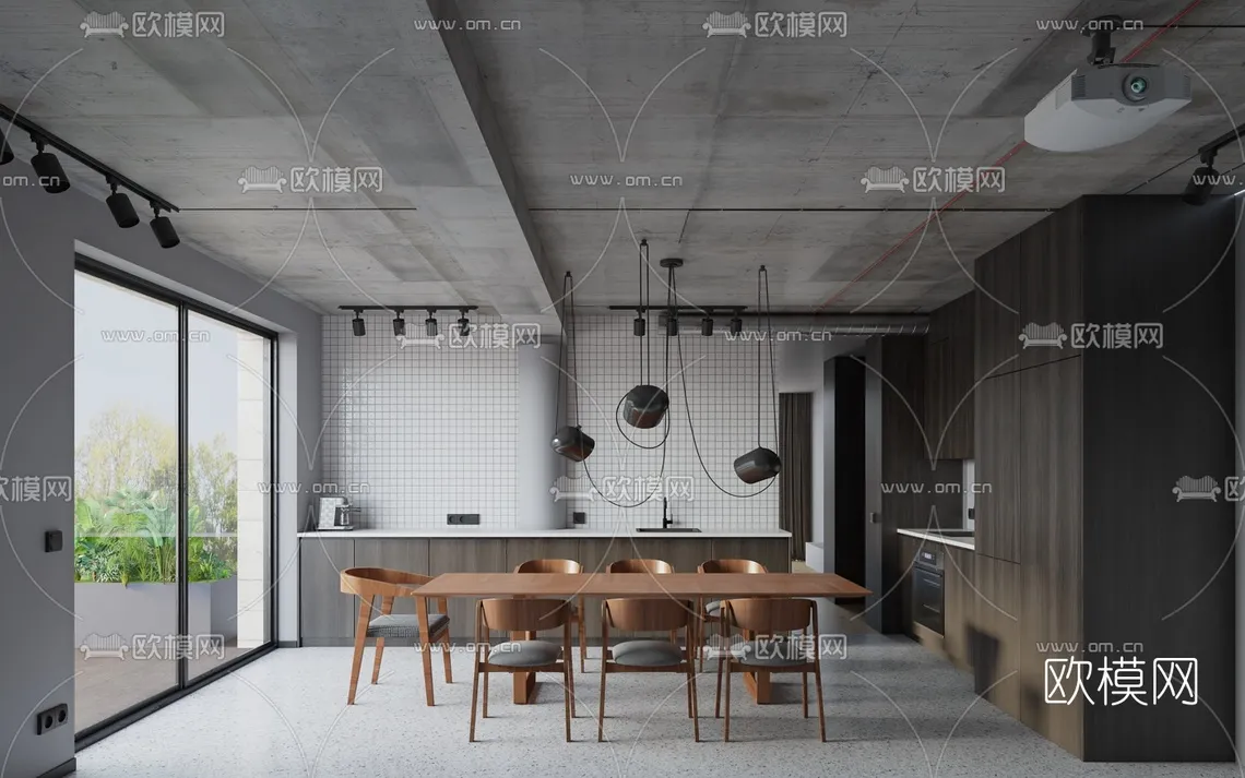 Kitchen 3D Scenes – 1063