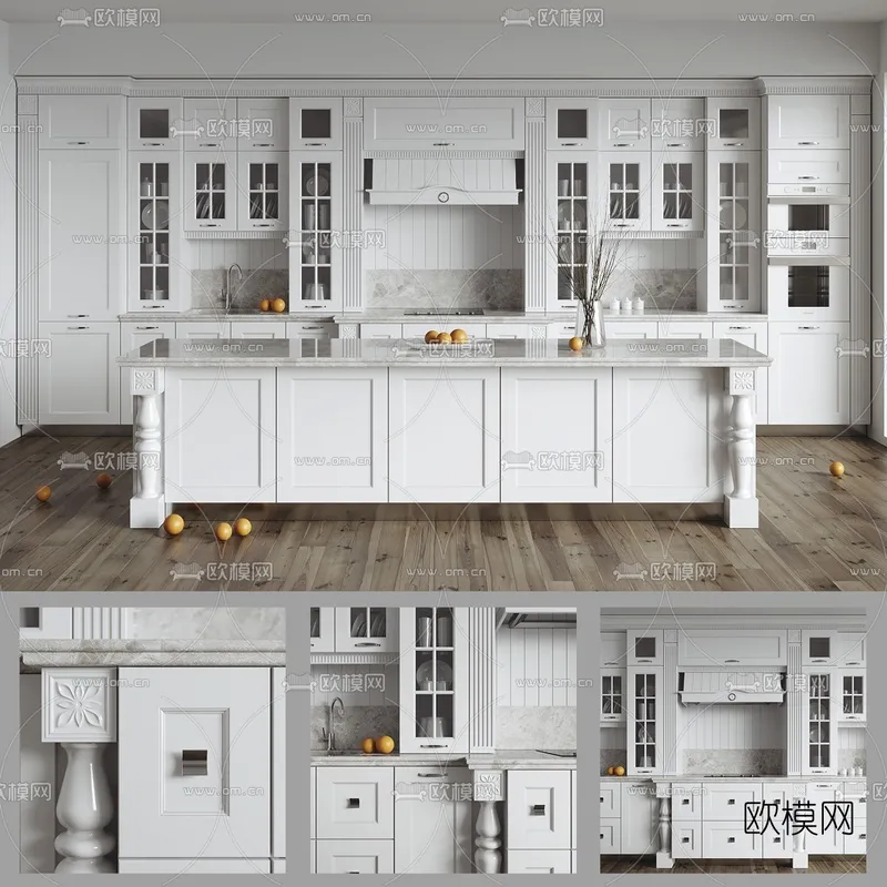 Kitchen 3D Scenes – 1065