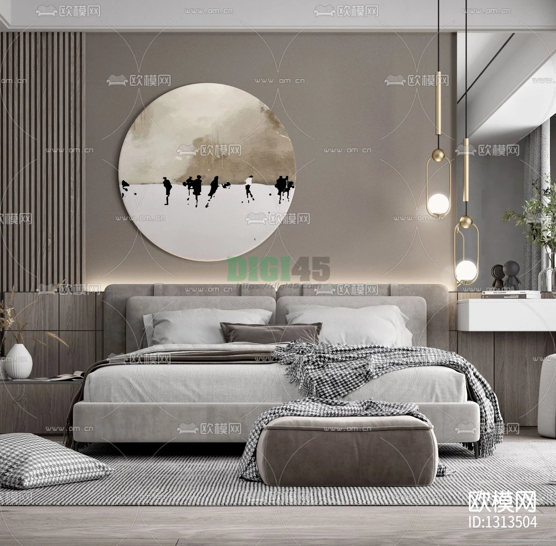 Bedroom 3D Scenes – 1146
