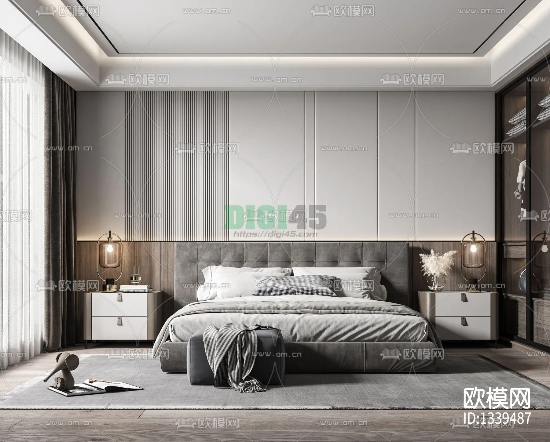 Bedroom 3D Scenes – 1152