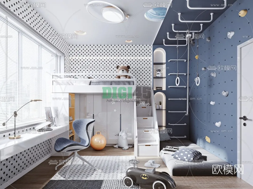 Children Room 3D Scenes – 1155