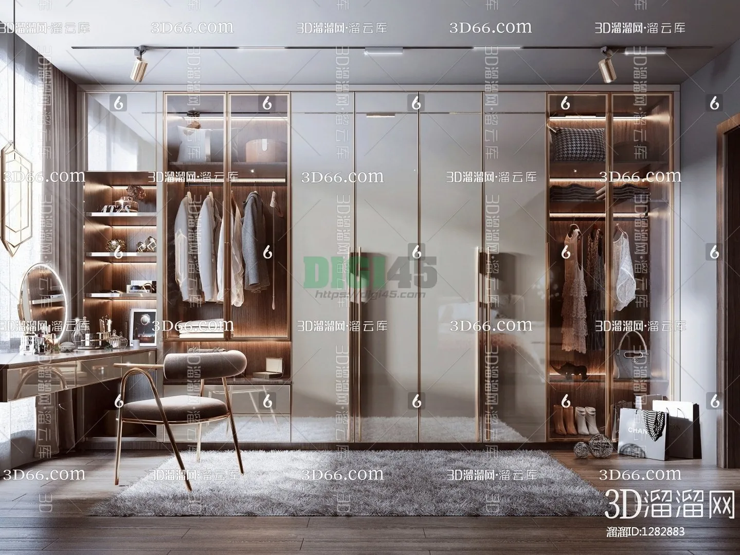 Dressing Room 3D Scenes – 1272