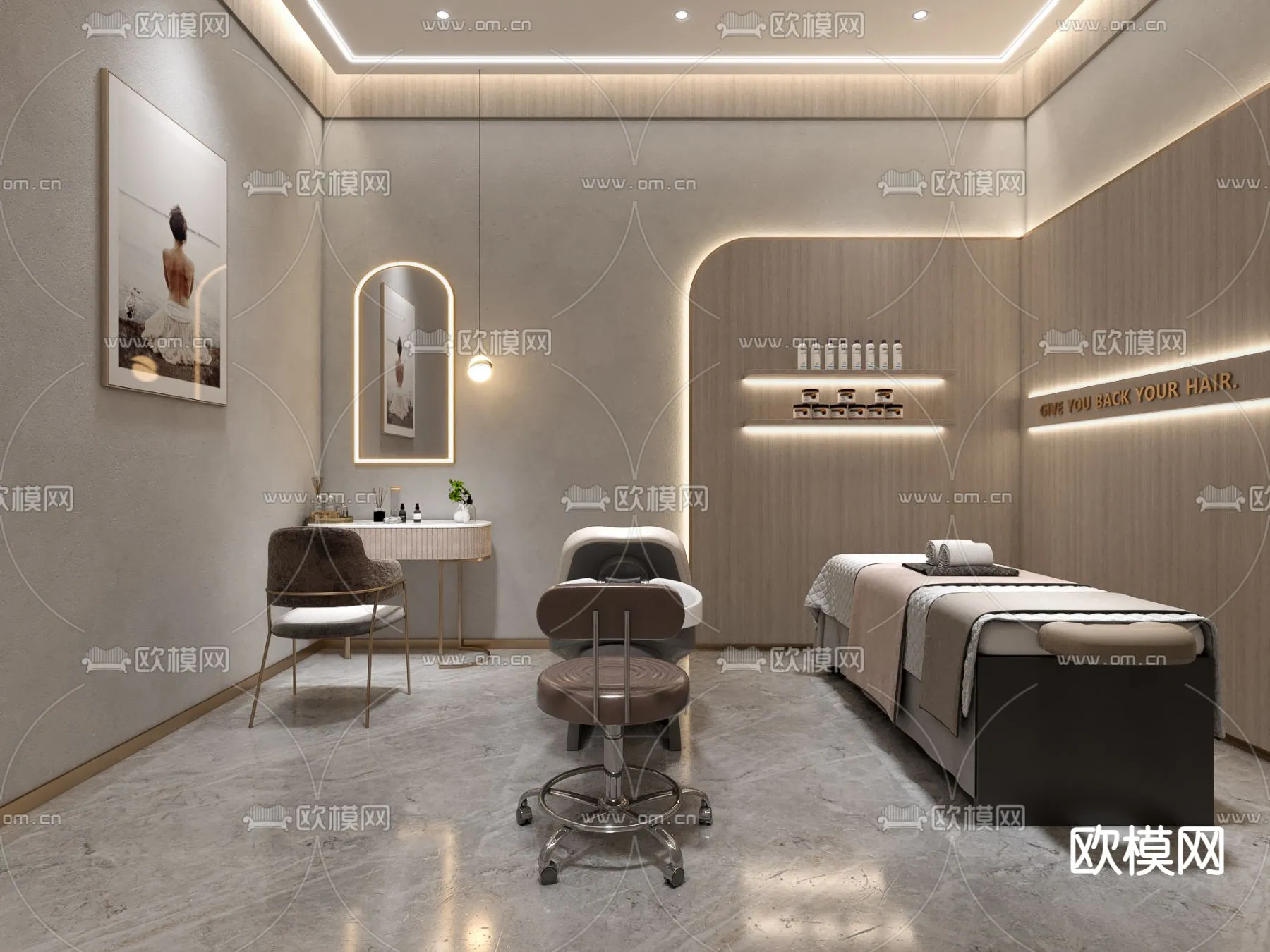 Beauty Salon – Spa – 3D Scenes – 1378