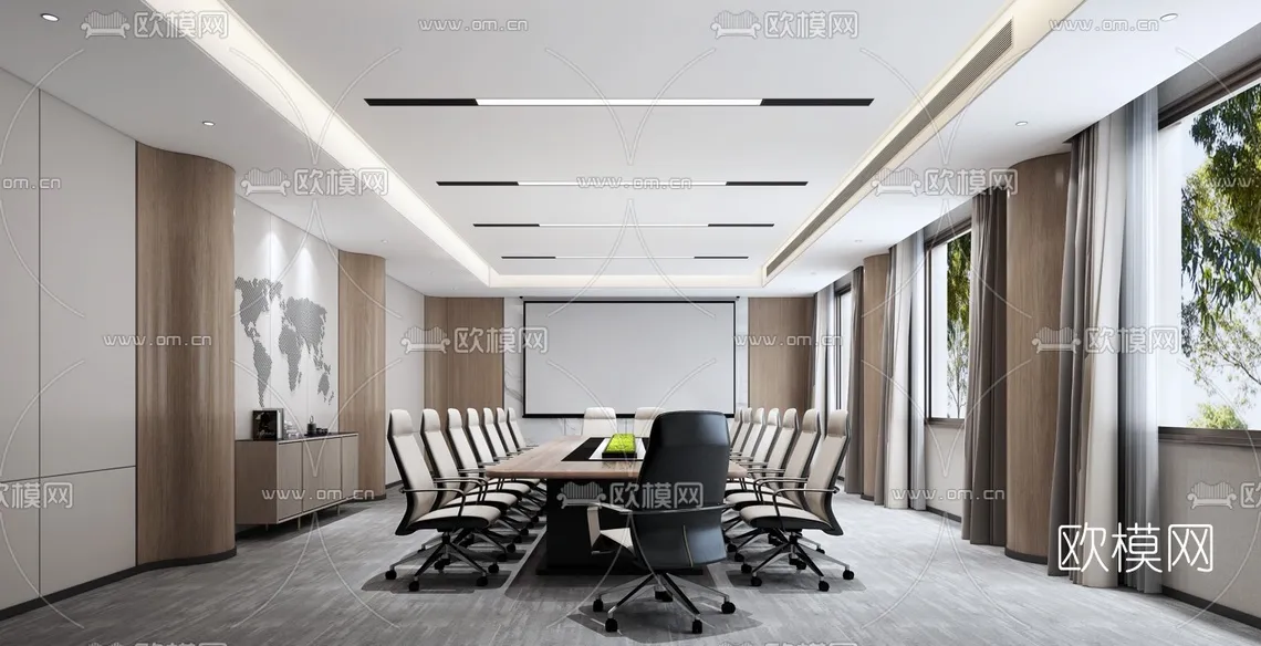 Meeting Room 3D Scenes – 1441
