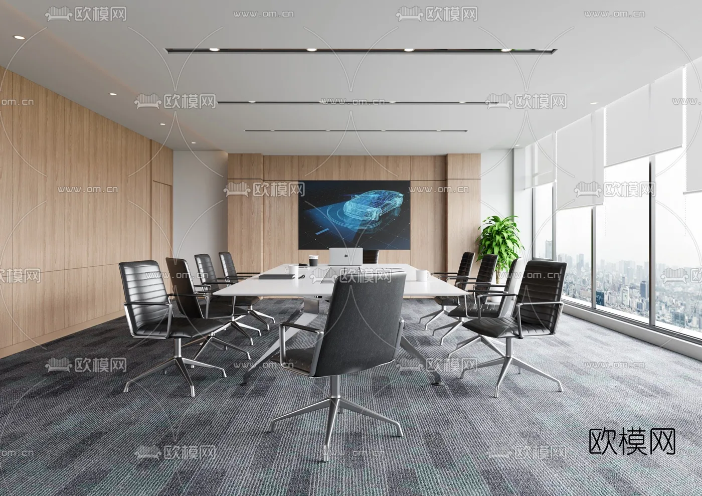 Meeting Room 3D Scenes – 1442