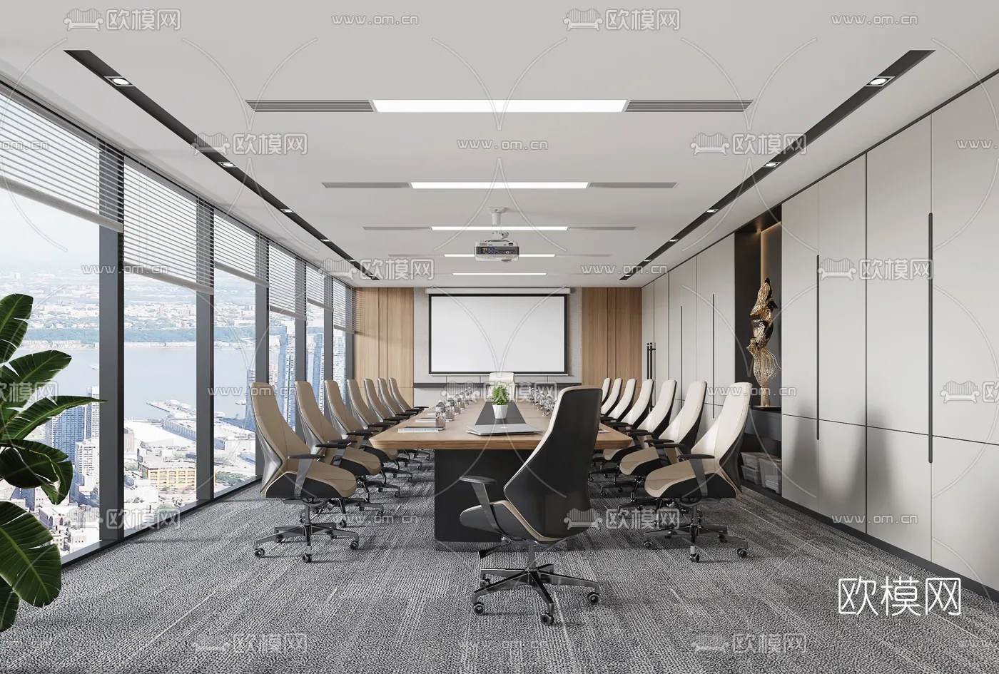 Meeting Room 3D Scenes – 1443