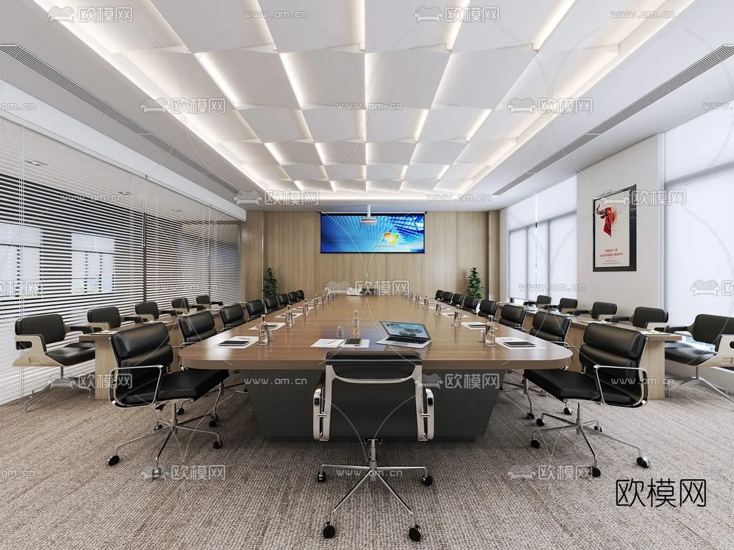 Meeting Room 3D Scenes – 1453