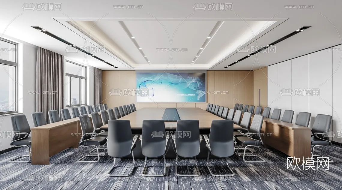 Meeting Room 3D Scenes – 1454