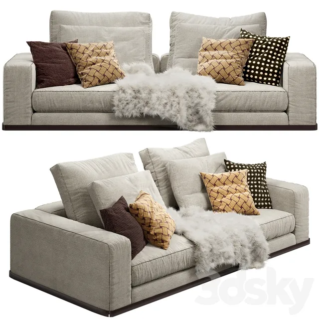 Furniture – Sofa 3D Models – Minotti West Sofa