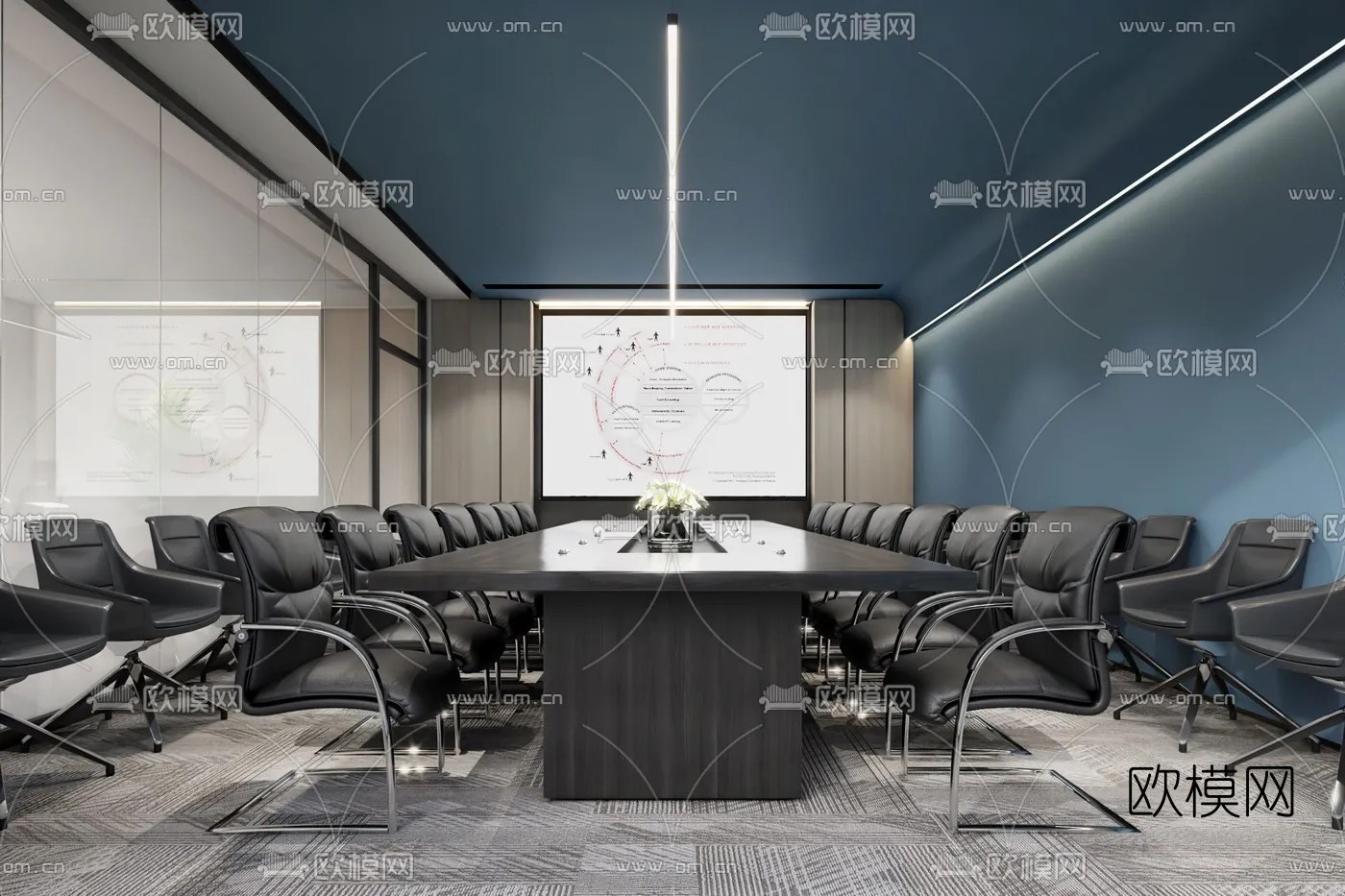 Meeting Room 3D Scenes – 1463