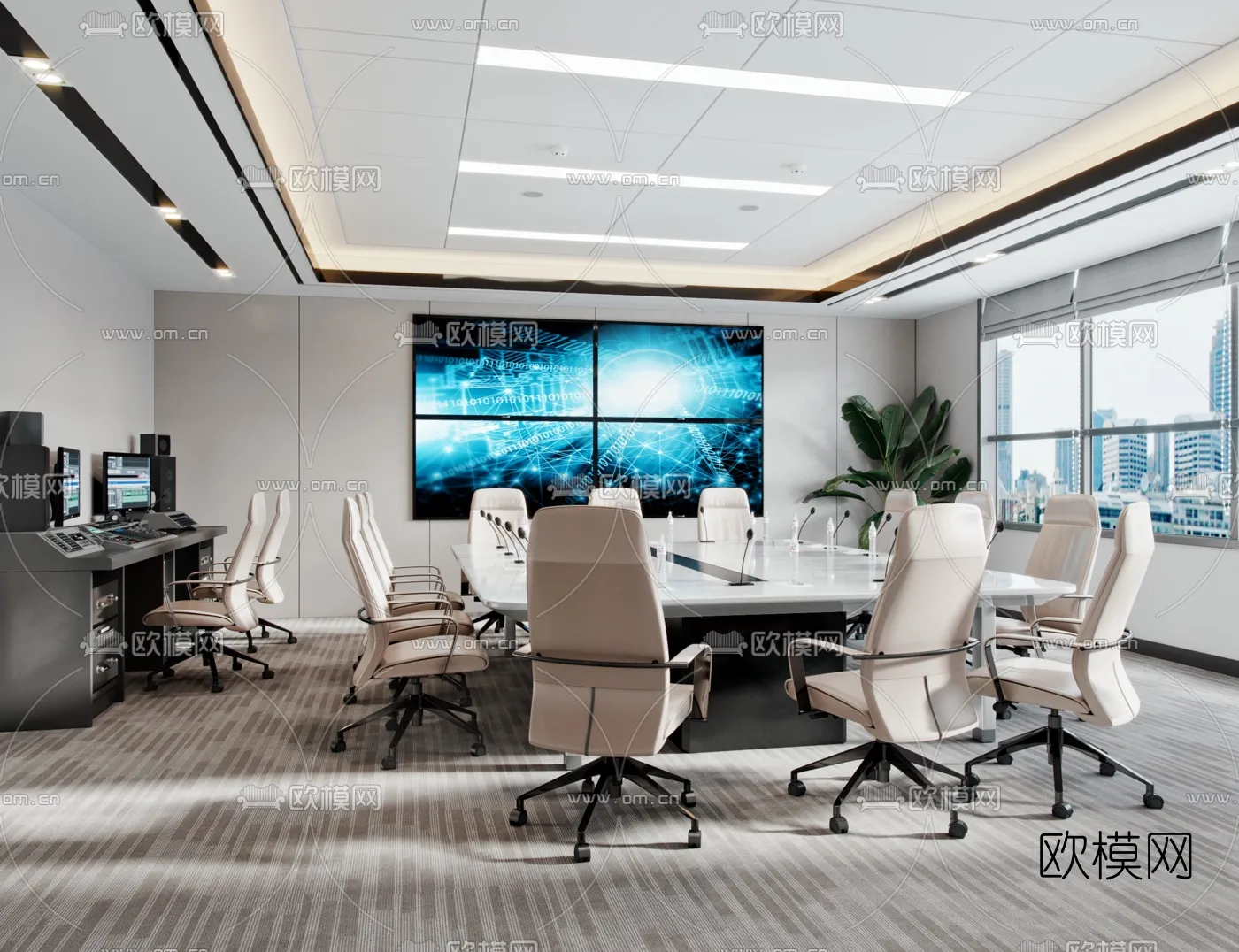 Meeting Room 3D Scenes – 1476