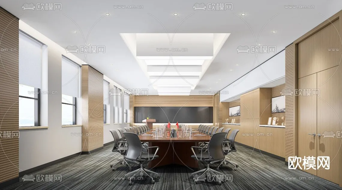 Meeting Room 3D Scenes – 1491