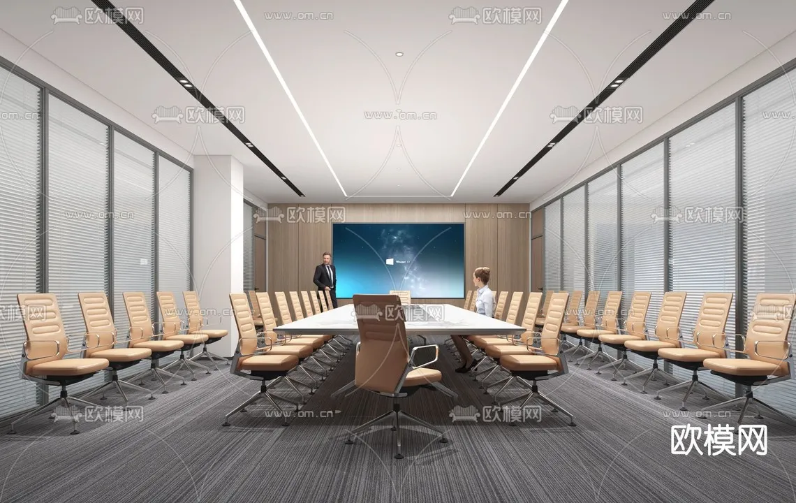 Meeting Room 3D Scenes – 1493