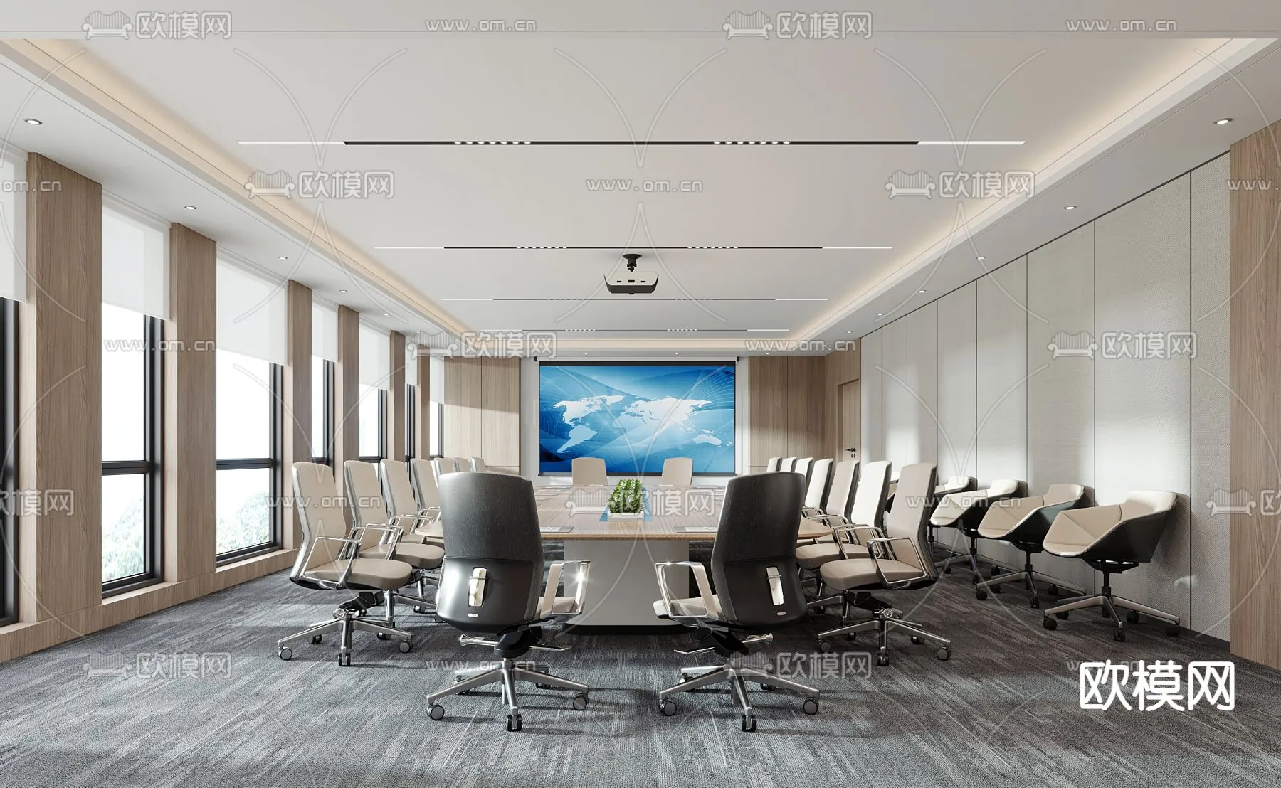 Meeting Room 3D Scenes – 1499