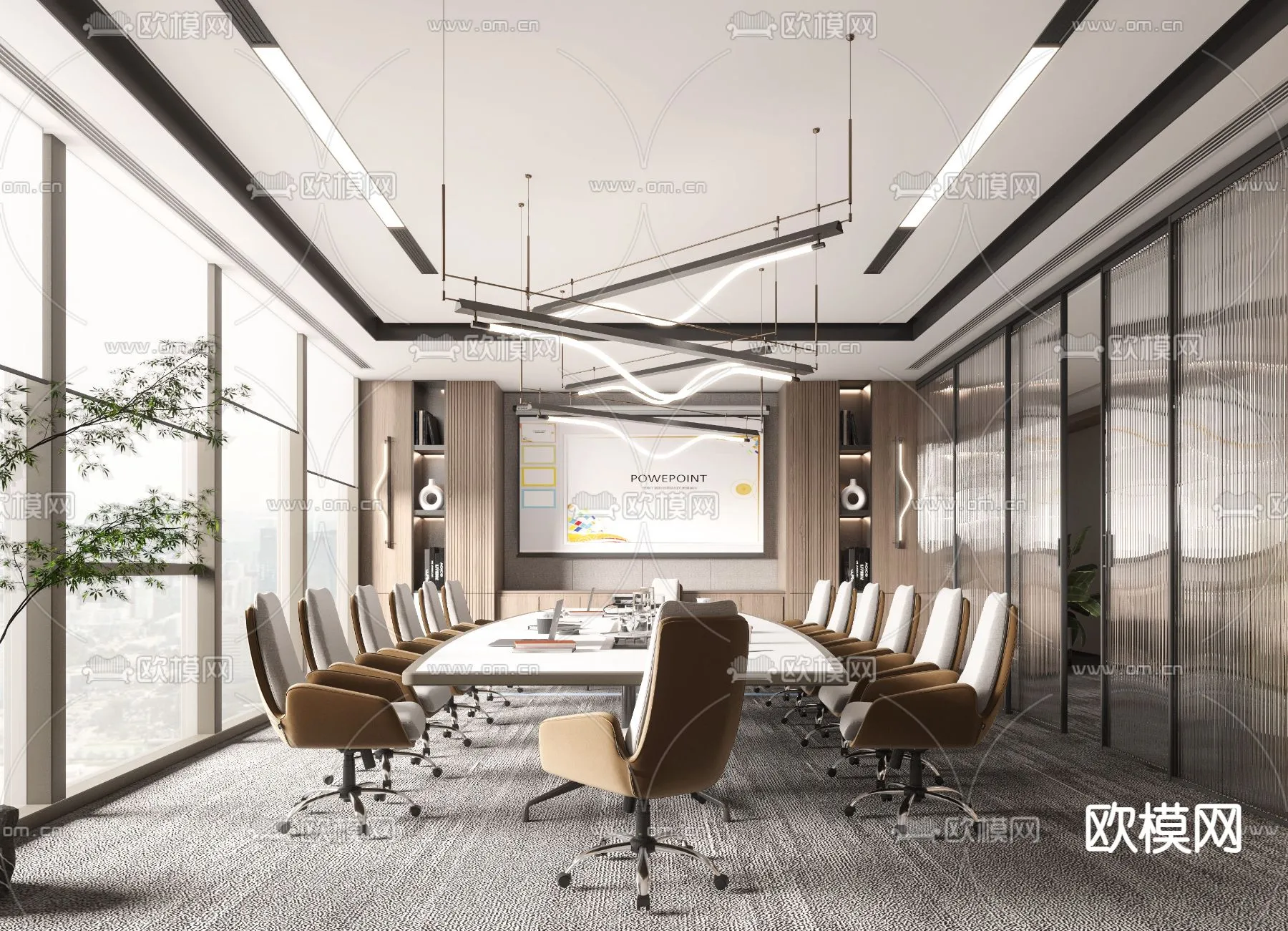 Meeting Room 3D Scenes – 1501