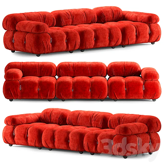 Furniture – Sofa 3D Models – Modular sofa CAMALEONDA by B&B Italia