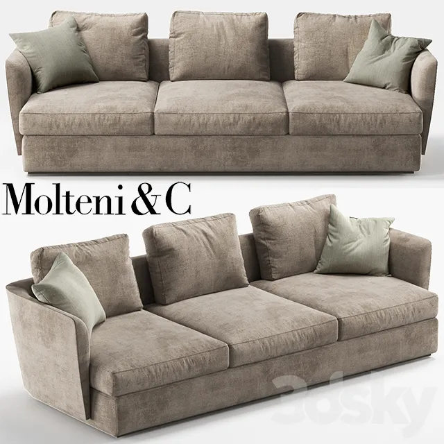 Furniture – Sofa 3D Models – Molteni&c Sloane