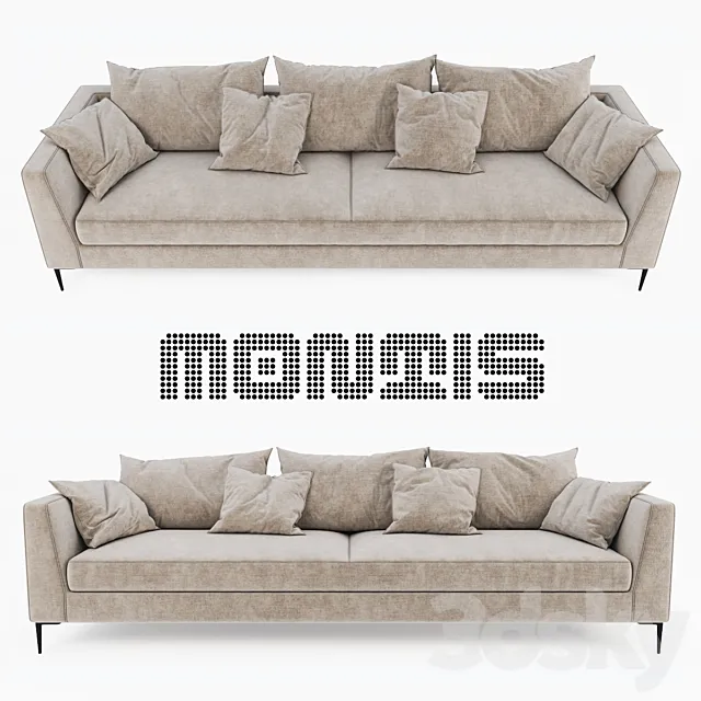 Furniture – Sofa 3D Models – Montis Daley sofa