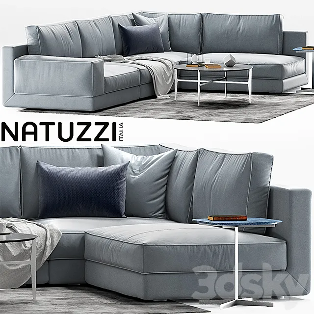 Furniture – Sofa 3D Models – Natuzzi Agora Sofa