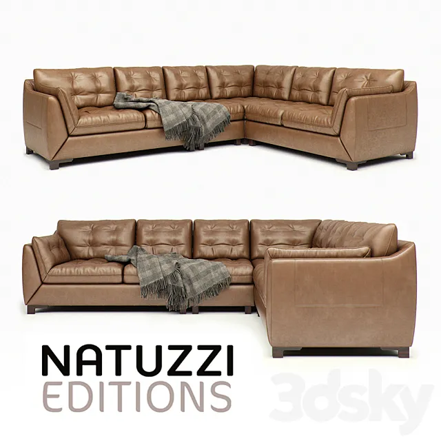 Furniture – Sofa 3D Models – Natuzzi Editions Sofa