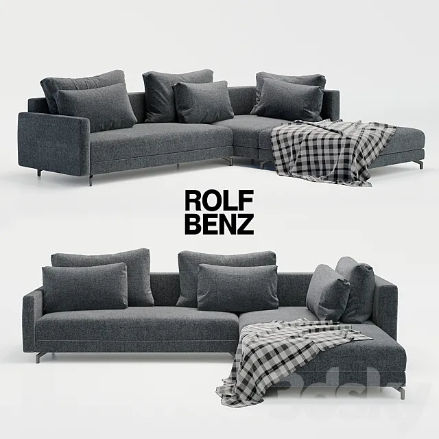 Furniture – Sofa 3D Models – Nuvola Rolf benz