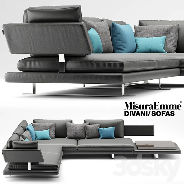 Furniture – Sofa 3D Models – ofa MisuraEmme BORDERLINE
