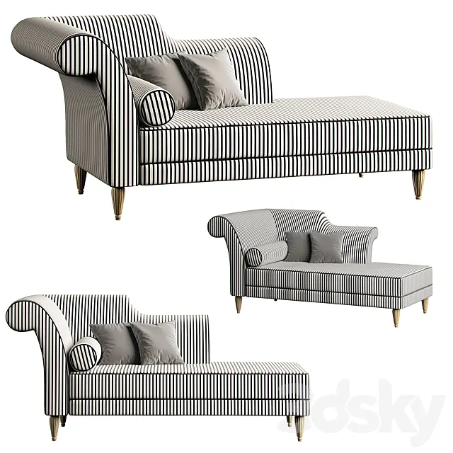 Furniture – Sofa 3D Models – Ottoman Corsica by Dream Manufacture