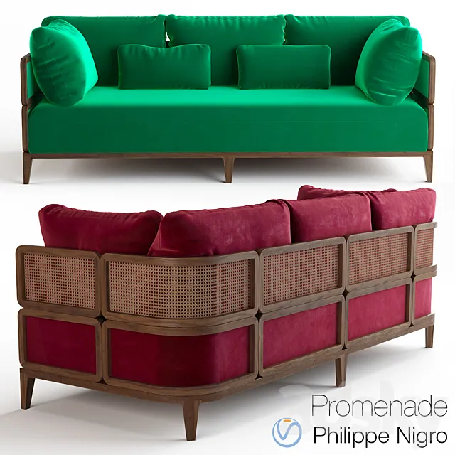 Furniture – Sofa 3D Models – Philippe Nigro Promenade
