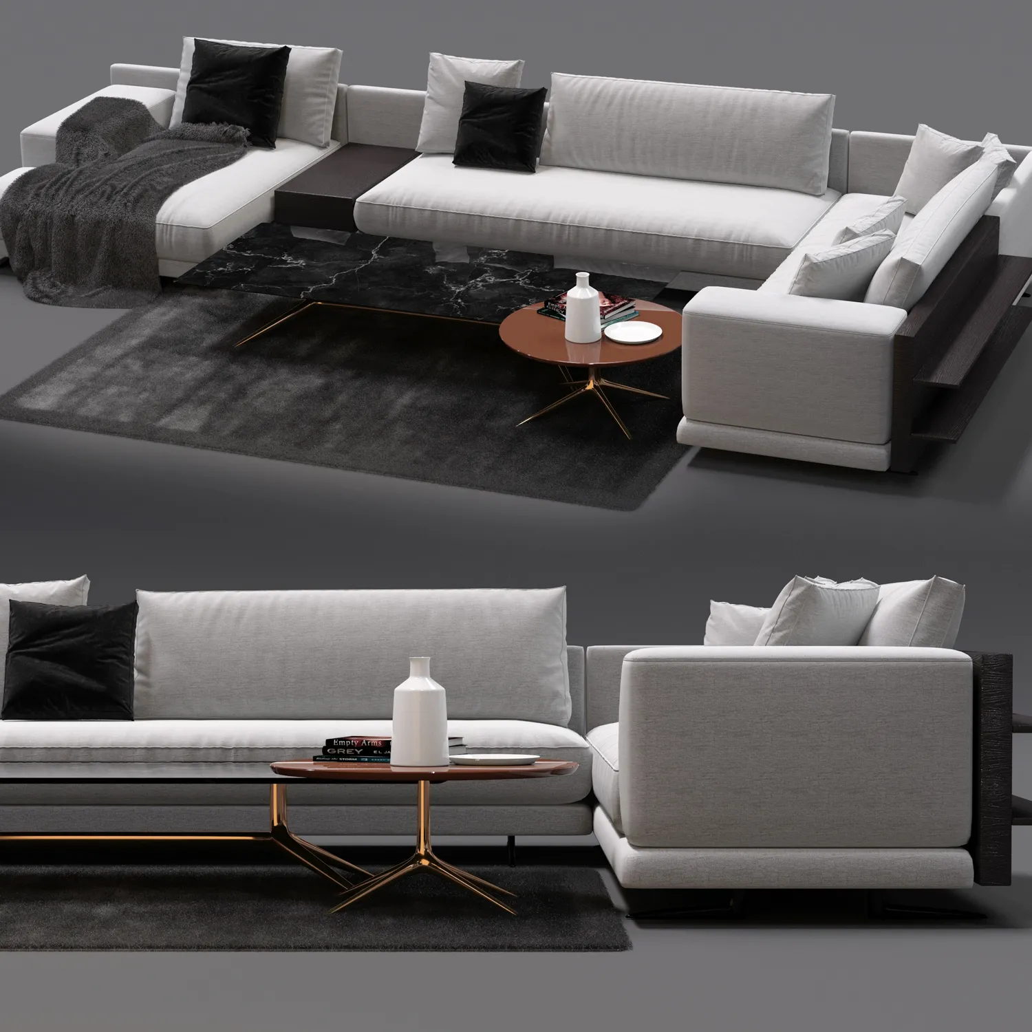 Furniture – Sofa 3D Models – Poliform Mondrian Sofa