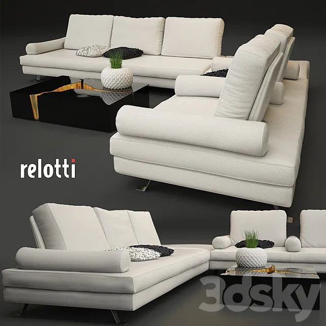 Furniture – Sofa 3D Models – Relotti Madisson Sofa