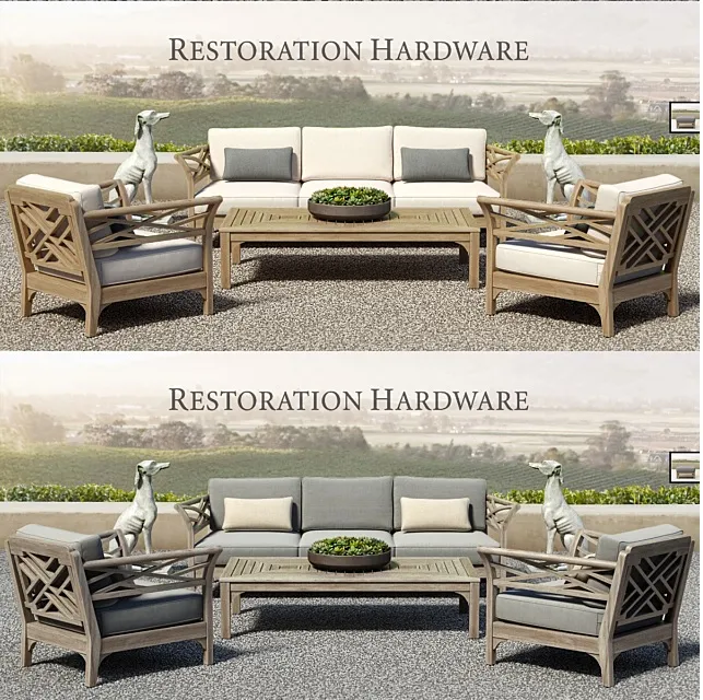 Furniture – Sofa 3D Models – RH KINGSTON COLLECTION
