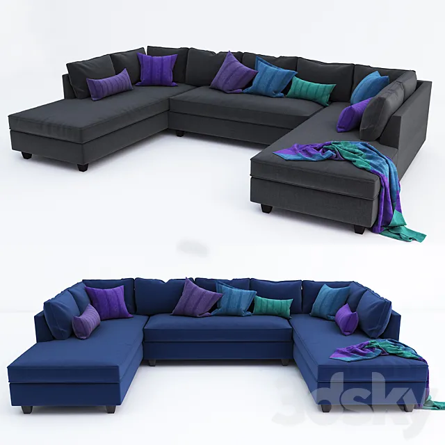 Furniture – Sofa 3D Models – Sadie Collection