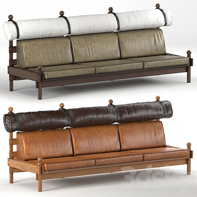 Furniture – Sofa 3D Models – Sergio Rodrigues Tonic Sofa